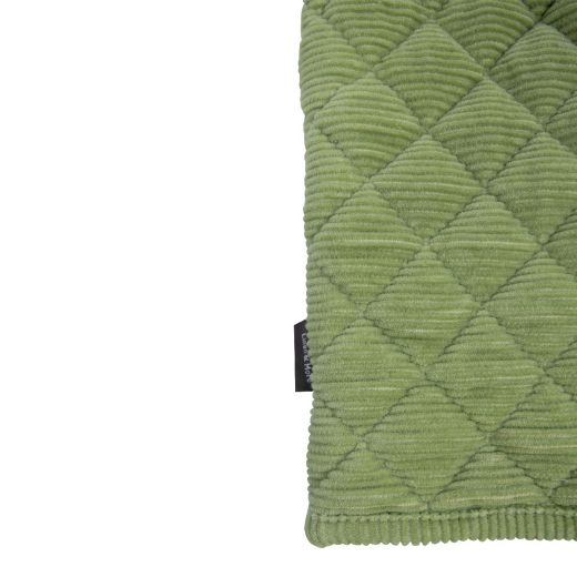 Corduroy ovenwant groen 18x33cm