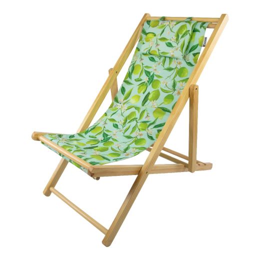 Sorrento outdoor Strandstuhl gruen  58x128 cm