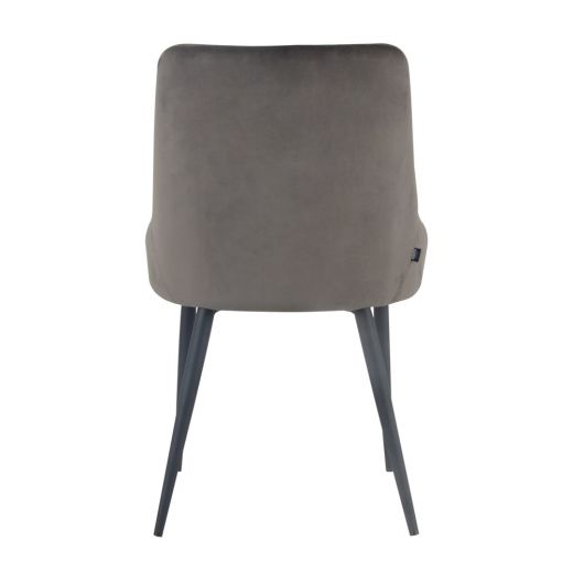 Dining room chairs Velvet Velvet Bella - Velvet Gray