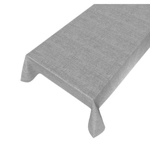 Nappe Victoria Lin Enduit Gris Clair 140cmx20mtr