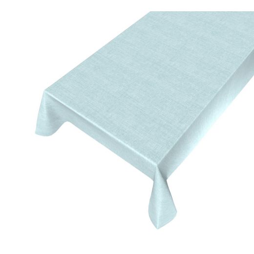 Nappe Victoria Lin Enduit Bleu 140cmx20mtr