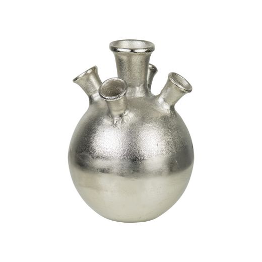 tulip vase silver 22cm*