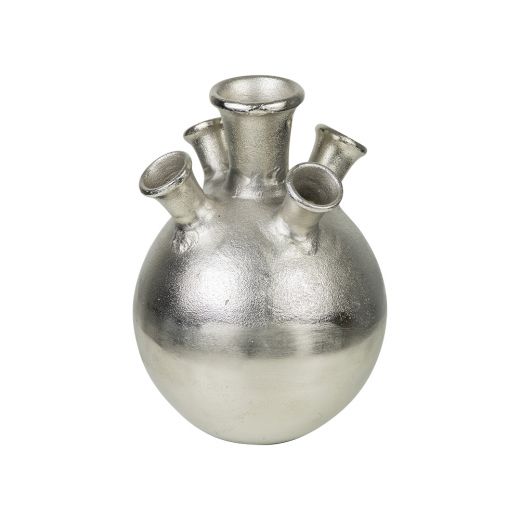 tulip vase silver 22cm*