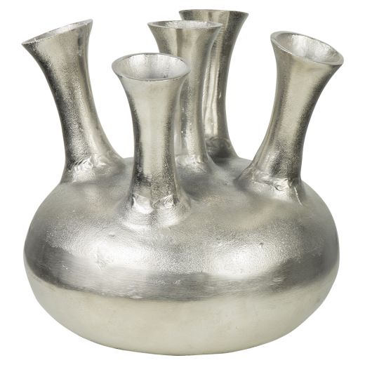 vase tulipe d'argent 32cm*