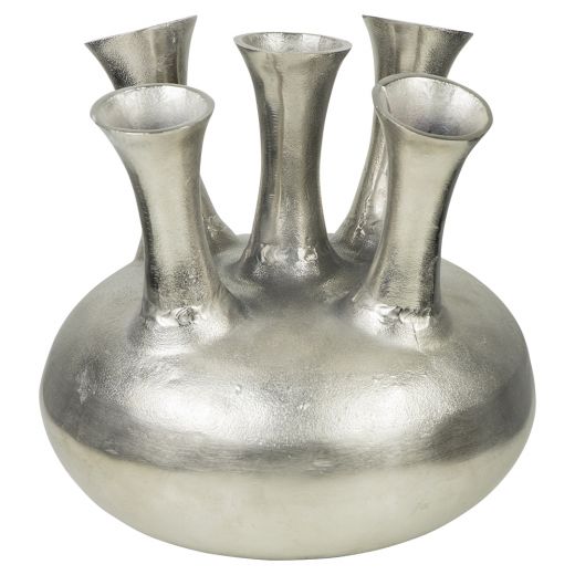 vase tulipe d'argent 32cm*