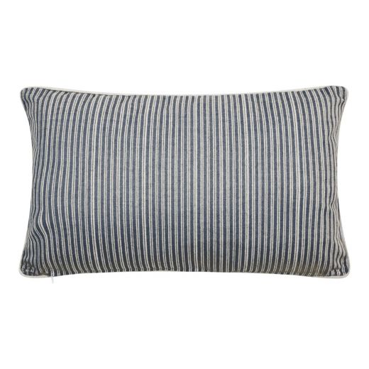 Breeze Coussin oasis blanc bleu 30x50 cm