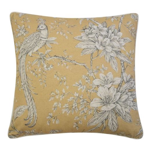 Breeze Coussin oasis jaune blanc 50x50 cm