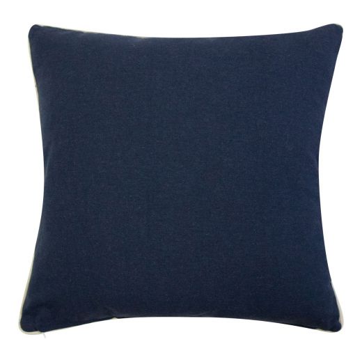 Breeze Coussin oasis blanc bleu 50x50 cm