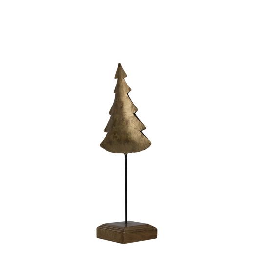 staande kerstboom goud 28cm*