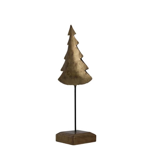 staande kerstboom goud 35cm*