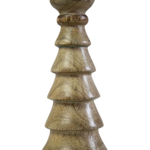 Candle Holder mango hout Boom 20cm