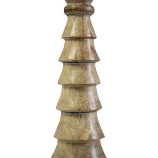 Candle Holder mango hout Boom 25cm