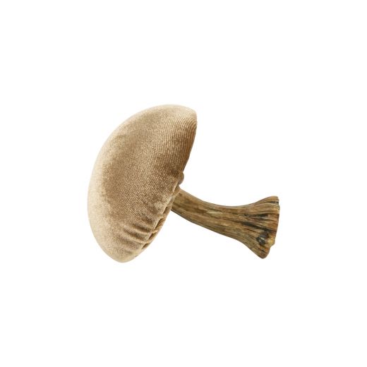 samt dekoration pilz beige 10cm