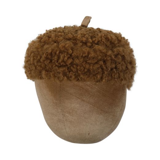 décoration velours gland cognac 25cm*