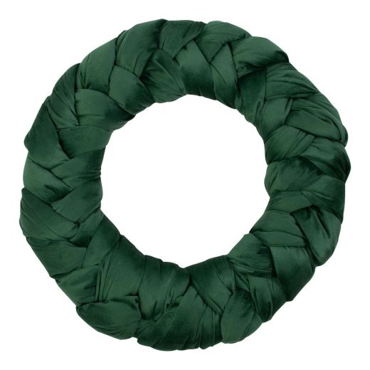 Velvet Wreath braided green dia 45cm