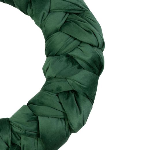 Velvet Wreath braided green dia 45cm