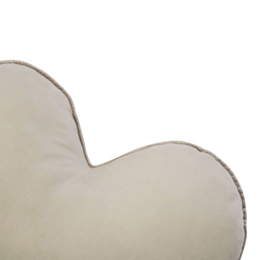 Coeur Coussin Velours champagne 45cm