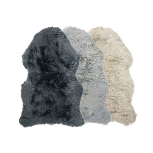 fur sheep new zealand dark grey 80cm (ovis aries)