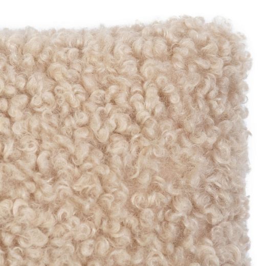 boudin de porte teddy curl beige 20x90cm