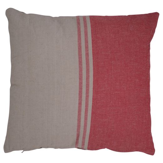 Cushion Crown Middle Stripe 45 x45 Red