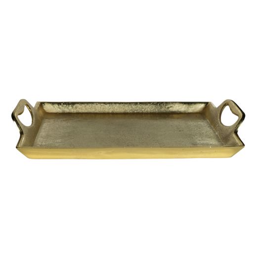 serving tray rectangle champagne gold 40cm