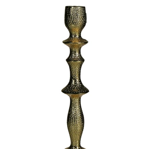 candlestick champagne gold medium h30 dia 10cm