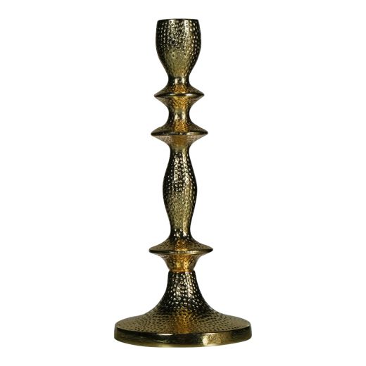 candlestick champagne gold small h24 dia 10cm