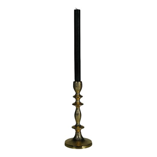 candlestick champagne gold small h24 dia 10cm