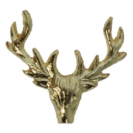 candles pin deer gold 5cm (set of 4)