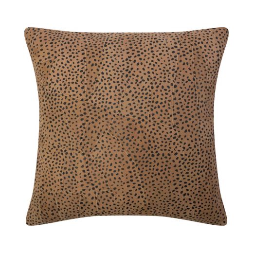 Cushion Goat suede camel brown 45x45cm (Capra Aegagrus Hircus)