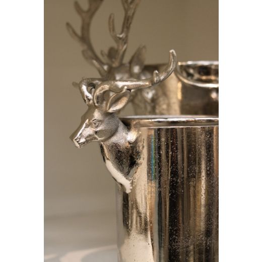 champagne cooler deer 24cm