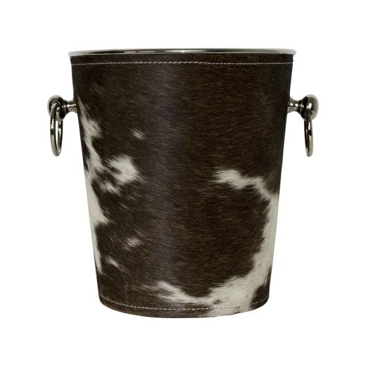 champagne cooler cow brown/white