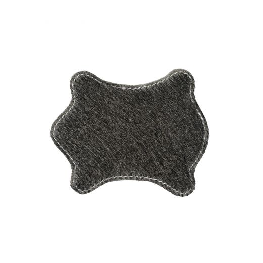 coaster cow shaped grey 11x10cm (bos taurus taurus)