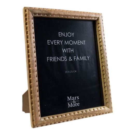 fotolijst mango hout gesneden 20x25cm