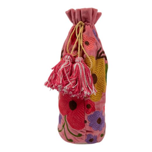 Wine Bottle Cover Joy rose h37 x 12cm