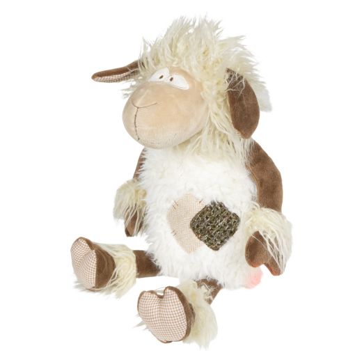 knuffel lief langhaar geit 25cm