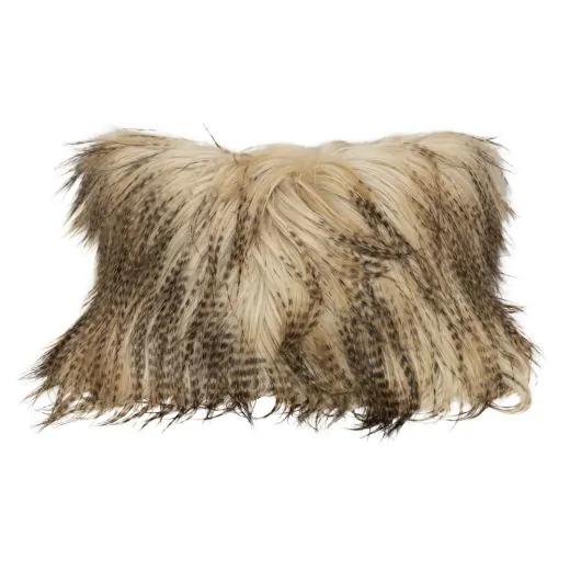 Brown Long Hair Goat Cushion Cushion store | Native Natural