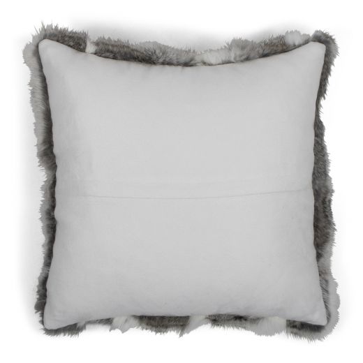 coussin lapin mélanger gris 40x40cm