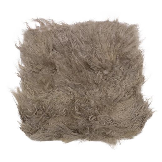 Stuhl felle schaf lockiges haar beige 40x40cm