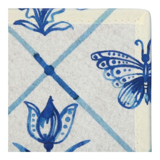 Doormat Delfts blue 75x50cm