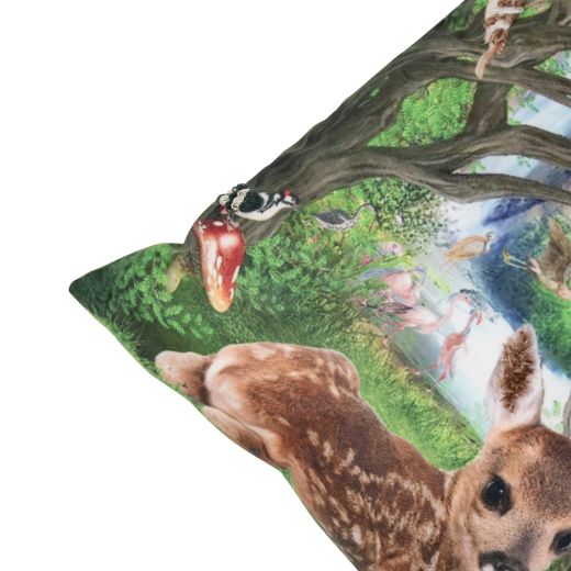 coussin fait main fleury bambi contes de fées 45x45cm​