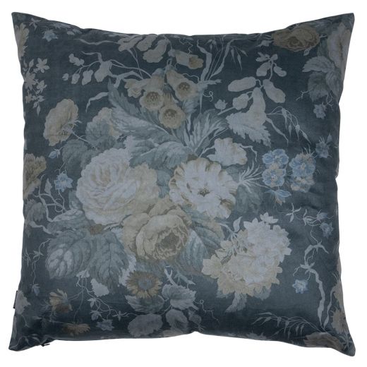 coussin faite à la main fleury couronne roses 45x45cm