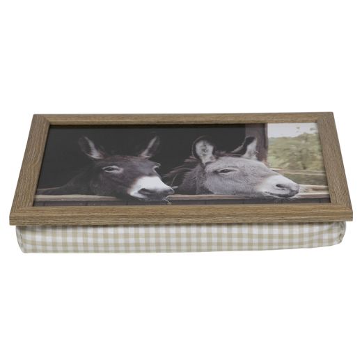 laptray 2 donkeys 43cm