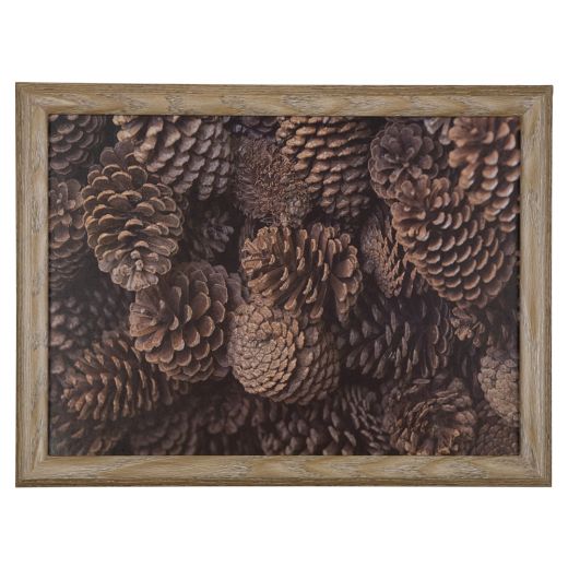 laptray pine cones 43cm