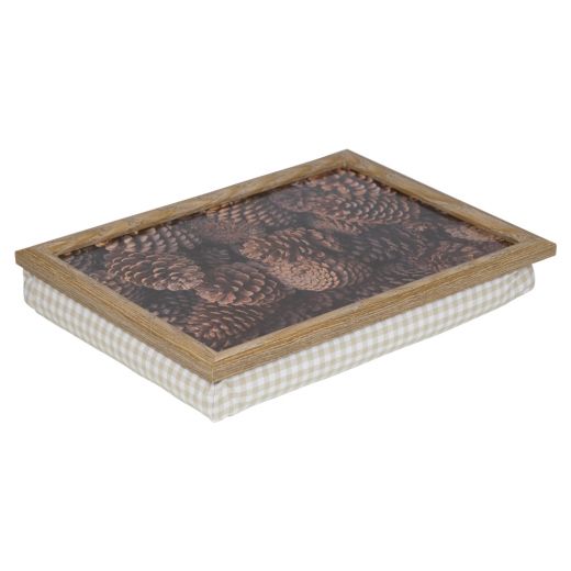 laptray pine cones 43cm