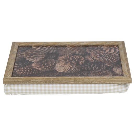 laptray pine cones 43cm