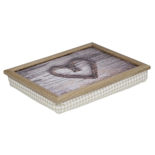 laptray heart twig 43cm