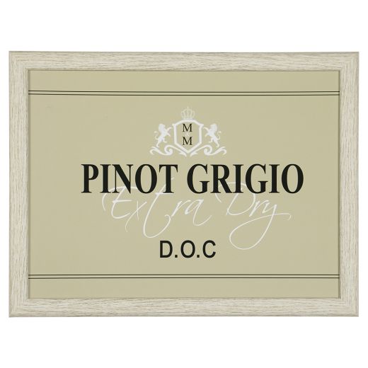 laptray wine pinot grigio beige 43cm