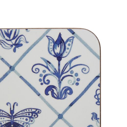 Dessous de verre Delfts bleu 10x10cm (set of 6)