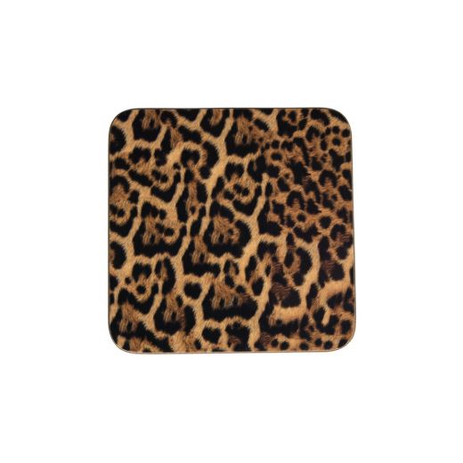 coaster leopard 10x10cm (6)*